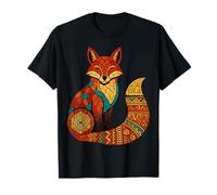 Mexican Mayan Aztec Fox Ancient Mesoamerican Mythology Art T-Shirt