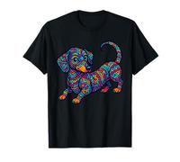 Mexican Mayan Dachshund Aztec Mythology Indigenous Art T-Shirt