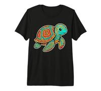 Mexican Mayan Turtle Aztec Mythology Ancient Tribal Art Premium T-Shirt