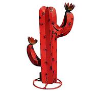 Mexican Metal Cactus Yard Sculptures for Outdoor - Cactus Sculpture Statue Decor,Metal Art Cactus Plant Garden Yard Art Sculpture Lawn Home Ornaments,Garden Figurines,Home Decor Very personal(A)