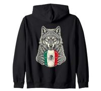 Mexican Mexico Flag Patriot Zip Hoodie