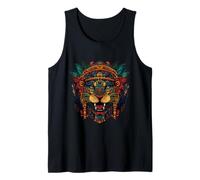 Mexican Mythology Native Mexican Pride Mayan Jaguar Aztec Tank Top