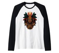 Mexican Mythology Toltec Inca Mayan Quetzalcoatl Aztec Raglan Baseball Tee