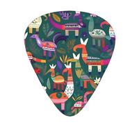 Mexican Otomi Animal Print 12 Pcs Guitar Picks Fit Lovers 3 Different Thickness 0.46 0.71 0.96mm