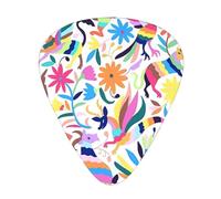 Mexican Otomi Animals Guitar Plectrums 12 Pieces For Ukulele Bass Instrument Accessories