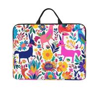 Mexican Otomi Animals Laptop Case 14 Inch Laptop Sleeve Computer Carrying Bag Shockproof Protective Notebook Case Portable Laptop Bag Waterproof Briefcase Bag for Men Women