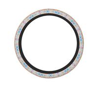Mexican Otomi Animals Thickened Steering Wheel Cover â€“ Durable, Non-Slip Car Steering Wheel Cover With Full-Print Design â€“ Universal Fit For Cars, Suvs, Trucks And Atvs