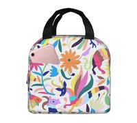 Mexican Otomy Animal Print Portable Lunch Bag Reusable Multifunctional Practical Lunch Bag