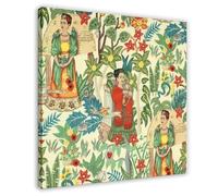 Mexican Painter Frida Kahlo Art Painting 8 Canvas Poster Wall Art Decor Print Picture Paintings for Living Room Bedroom Decoration 12x12inch(30x30cm)