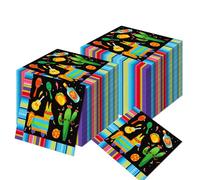 Mexican Party Decorations Set of 20 - Festive Disposable Napkins for Cinco de Mayo, Fiesta Dinners & Themed Events Personalised Napkins