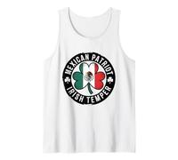 Mexican Patriot Irish Temper Funny Mexico Ireland Shamrock Tank Top