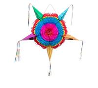 Mexican Piñata (Medium 26 inches) - Authentic Handmade Foldable Pinata for Birthday Party - Piñatas para Cumpleaños - Fiesta Piniata - Mexican Star Pinata - Cinco de Mayo Pinatas