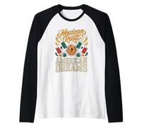 Mexican Roots American Dreams Raglan Baseball Tee