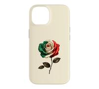Mexican Rose Mexico Flag Pride Heritage Latina Flower Art Case for iPhone 14