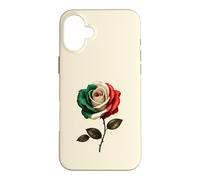 Mexican Rose Mexico Flag Pride Heritage Latina Flower Art Case for iPhone 16 Plus