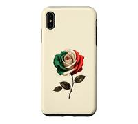 Mexican Rose Mexico Flag Pride Heritage Latina Flower Art Case for iPhone XS Max