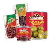 Mexican Salsa Making Kit | Tomatillos, Dried Chillies and Chipotle in Adobo