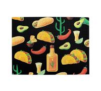 Mexican Seamless Food,500 Pieces Puzzles for Adults-Wooden Jigsaw Puzzle for Adults Elderly