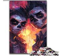 Mexican Skeleton Boy 1000 Piece Jigsaw Puzzles for Adults, Stress Reliever Staycation Kill Time Enhance Love between Couples (50x75cm)