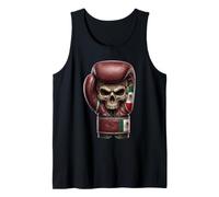 Mexican Skull Boxing Glove Ancient Warrior Pride Tank Top