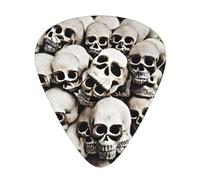 Mexican Skull Print 12 Pcs Guitar Picks Fit Lovers 3 Different Thickness 0.46 0.71 0.96mm