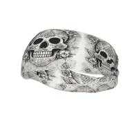 Mexican Skull Print Sports Sweatband Elastic Headband Tennis Basketball Running Fitness Accessories