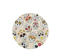 Mexican Skull1 Printing 10 Pcs Air Freshener Cards,Car Scented Hanging Sheets Air Freshener Set For Car Decoration