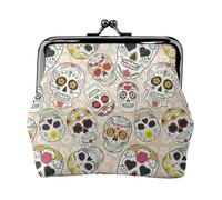 Mexican Skull1 Printing Small Coin Purse, Lightweight Travel Wallet for Sightseeing Tours and Shopping Sprees