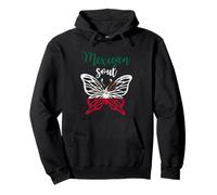 Mexican soul butterfly Mexico Pullover Hoodie