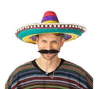Mexican Straw Sombrero Hat Fancy Dress Costume Fiesta