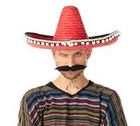 Mexican Straw Sombrero Hat Fancy Dress Costume Fiesta