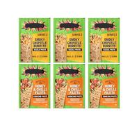 Mexican Style Cooking Paste Set, Smoky Chipotle Burrito Sizzle Paste and Honey & Chilli Fajita Paste, 60g Each, Serves 2,Pack Of 6