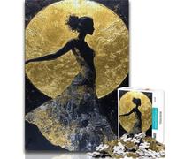 Mexican Style Golden Skull Jigsaw Puzzles for Teenagers 1000 Jigsaws,Challenging To Complete But Fun And Humorous Birthday Present,Gifts,Wall Art 38x26cm