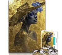Mexican Style Skull 1000 Piece Jigsaw Puzzles for Teenagers,Family Game Stress Reliever Difficult Challenge Secret Santa Gifts (38x26cm)