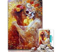 Mexican Style Skull Jigsaws 1000 Pieces for Adults,Challenging To Complete But Fun And Humorous Educational Game for Birthday 50x75cm