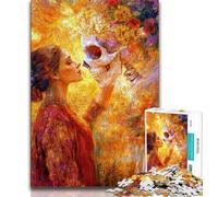 Mexican Style Skull Puzzles for Adults Teens 1000pc Puzzle,Toys Educational Games Stress Relieving Wishlist with Santa Claus 38x26cm