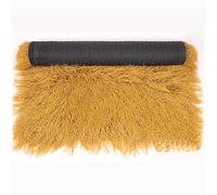 Mexican Style Synthetic Palm Straw Rolls - 1x18m Artificial Thatch Roof Tiles for Duck Blinds, Lawn Carpets, and Hay Bale Décor - Durable Plastic Grass Panels