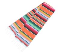 Mexican Style Table Runner Cotton Decorative Cover for Dining Tables