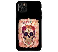 Mexican Sugar Skull Day Of The Dead Roses Case for iPhone 11 Pro Max