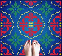 Mexican Tile Stencil - 15 x 15cm (S) - Reusable Large Talavera Moroccan Turkish Italian Floor Wall Tile Allover Pattern Stencil Template