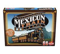 Goliath Games: Mexican Train Dominoes Game | Dominoes Set for Adults and Children | Contains 91 Dominos and 8 Unique Train Movers | For 1-8 Players Ages 6+