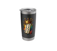 Mexican Train Master Domino Player Dominoes Lover Tile Game Stainless Steel Insulated Tumbler