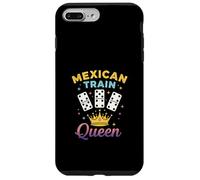 Mexican Train Queen Domino Player Dominoes Lover Tile Game Case for iPhone 7 Plus/8 Plus