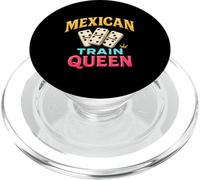 Mexican Train Queen Domino Player Dominoes Lover Tile Game PopSockets PopGrip for MagSafe