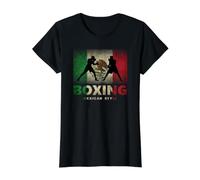 Mexican Vintage Style Boxer Great Boxer Value Graphic T-Shirt, Women, Black, XS