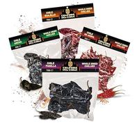 Mexican Whole Dried Chilli Bundle. Ancho, Guajillo, Arbol, and Pasilla (300g Total). All Natural, Staple Chillies for Authentic Mexican Taste. Great for Birria Tacos, Mole, Tamales and Salsa