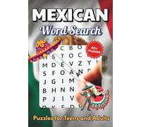 Mexican Word Search Puzzle Book: Word searches with easy to read print about Mexico, Puebla and more | 6 x 9 inches, 110 pages | 50+ puzzles… Gift for vacations, Holidays and Free Times