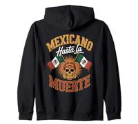 Mexicano Hasta La Muerte Zip Hoodie