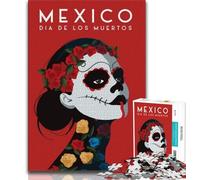 Mexico 1000 Piece Jigsaw Puzzles for Teenagers,Help The Brain Exercise Addictive Toys to Cultivate Patience Unique Challenge Game 38x26cm