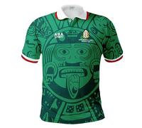 Mexico 1998 Retro WBC Jersey - Mexican Soccer Jersey, Green, 3XL